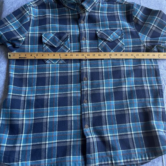 Lee Flannel Shirt Mens XXL 2X Plaid Button Up Shacket Regular Fit Outdoor Thick - Picture 7 of 10